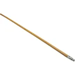 Handle(60"L,Wood,Metal Thread) for Rubbermaid Part# RBMD636400LAC