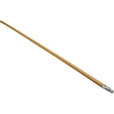 Handle(60"L,Wood,Metal Thread) for Rubbermaid Part# RBMD636400LAC