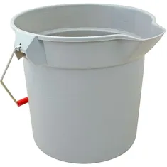 Bucket,Sanitizer (10 Qt, Gray) for Rubbermaid Part# RBMDFG253100BLA