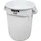 Trash Can-32Gal Rnd Wht  for Rubbermaid Part# RBMDFG263200WHT