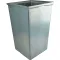 Trash Liner, Rigid, Grey , 35G, Trash Station for Rubbermaid Part# RBMDFG356700GRAY
