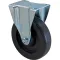 Caster,Plate5"Od,Rigid,B Lack for Rubbermaid Part# RBMDFG4614L40000