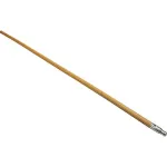 Handle(60"L,Wood,Metal Thread) for Rubbermaid Part# RBMDFG636400LAC