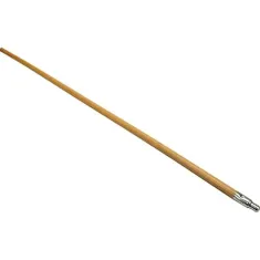 Handle(60"L,Wood,Metal Thread) for Rubbermaid Part# RBMDFG636400LAC