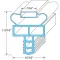 Door Gasket 11 1/4" X 30 1/4" for Randell Part# RDINGSK1037