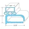 Door Gasket 10 3/4" X 21 1/4" for Randell Part# RDINGSK104