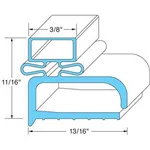 Door Gasket 23-1/2" X 58" for Randell Part# RDINGSK169
