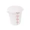 Container (8-3/16"Rd,4 Qt,Wht) for Cambro Part# RFS4 (148)