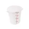 Container (8-3/16"Rd,4 Qt,Wht) for Cambro Part# RFS4