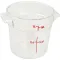 Container (6-1/16"Rd,1 Qt,Clr) for Cambro Part# RFSCW1 (135)