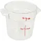 Container (6-1/16"Rd,1 Qt,Clr) for Cambro Part# RFSCW1