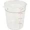 Container (8-3/16"Rd,4 Qt,Clr) for Cambro Part# RFSCW4