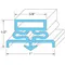 Door Gasket for Traulsen Part# SER-09501-00