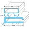 Door Gasket for Traulsen Part# SER-21461-00