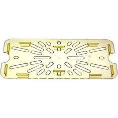 1/3 Size Drain Shelf150 High Heat Amber for Cambro Part# SP-326