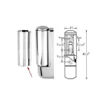 Cover,Hinge for Traulsen Part# TRA14732-03