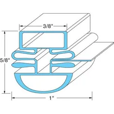 Door Gasket  for Turbo Air Part# TRBAM272300100