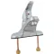 Faucet,4" Deck , Single Control for T&S Brass Part# TS5SL-1000