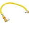 Gas Hose Flex Ctd 3/4X60 W/90 for T&S Brass Part# TSHG-4D-60S