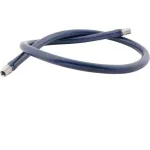 Hose,Water , 60"L,1/2"Nptm Thd for T&S Brass Part# TSHW2C60