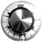 Knob 2-1/2 D, Off-7-1 for Vulcan Hart Part# VH350545-00025
