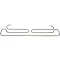 Element,Griddle 240V  2700W for Vulcan Hart Part# VH351360-2