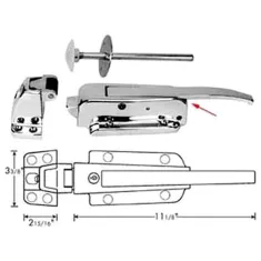 Kason® - 10056Cl502001 Latch for Vulcan Hart Part# VH430900-1-7