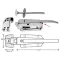 Kason® - 10056Cl502001 Latch for Vulcan Hart Part# VH430900-1-7