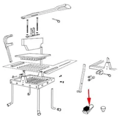 Brush, Lettuce Cutter  for Vollrath/Idea-Medalie Part# VOL4425