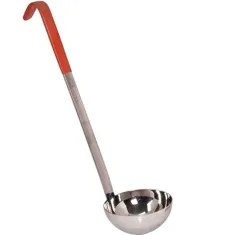 Ladle , 8 Oz,S/S,Orange,13"Hdl for Vollrath/Idea-Medalie Part# VOL4980865