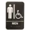 Sign Men 6X9 Men  for Vollrath/Idea-Medalie Part# VOL5631