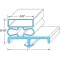 Door Gasket 25 1/4" X 28" for Victory Part# VT50630601