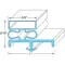 Gasket, Door 22 3/4" X 25" for Victory Part# VT50866901