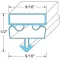 Door Gasket  for Victory Part# VT50876403