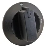 WS507160 Wells - Black Valve Knob Replacement (3" OD)