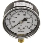 Pressure Gauge2-1/2, 0-100Psi for Ge-hobart Part# XND16X55