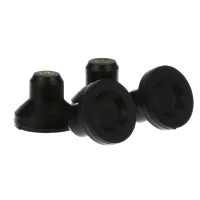 RUBBER FOOT (SET 4) 1-1/8H FEMALE THREAD Globe alternate view 2