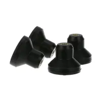 RUBBER FOOT (SET 4) 1-1/8H FEMALE THREAD Globe alternate view 4